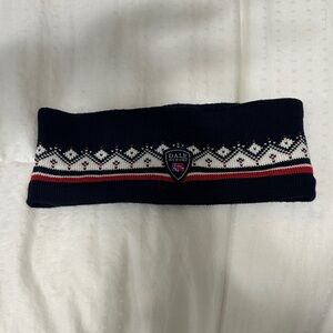 Dale of Norway Navy and Red Knit Headband